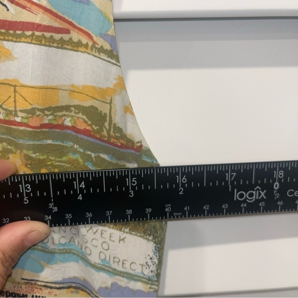 Rainbow Hawaiian Floral Vtg Jams World Shift Dress - Picture 8 of 8